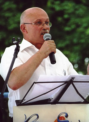 Foto: Bern Stein bei einer Veranstaltung in Goldap
