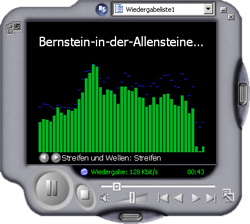 Schaltfläche: Öffnen einer MP-3-Datei mit etwa 6 MB Größe...